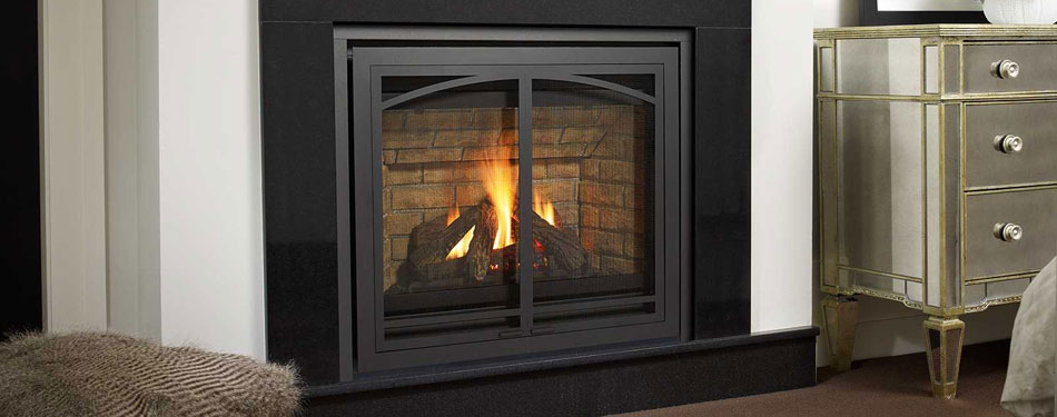 Contemporary Gas Fireplace
